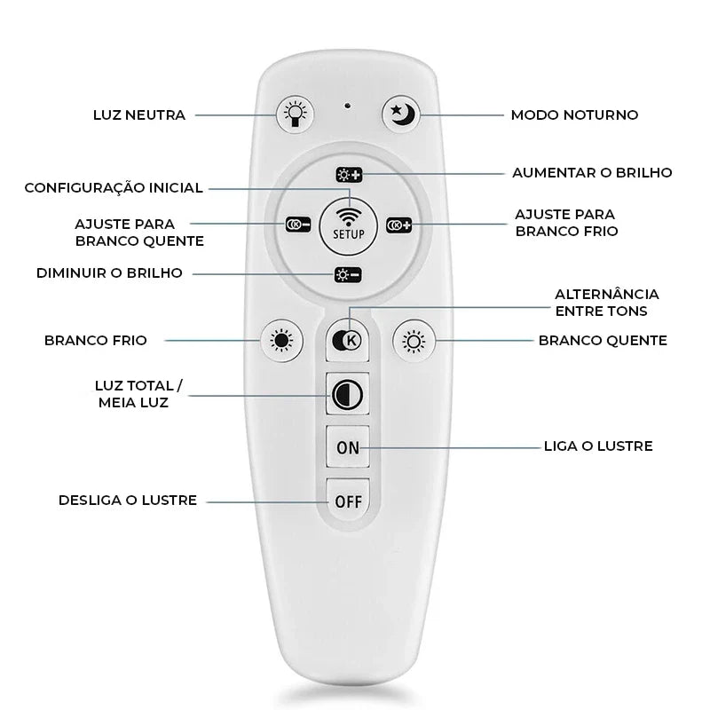 Lustre Led Moderno Prata Pendente Anéis 3 Arco Aro Prata