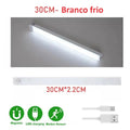 50Cm Luz LED Frio Ou Branco Quente Sem Fio Sensor Carregamento USB 20Cm 30Cm De Inteligente Do Guarda Roupa