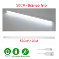 50Cm Luz LED Frio Ou Branco Quente Sem Fio Sensor Carregamento USB 20Cm 30Cm De Inteligente Do Guarda Roupa