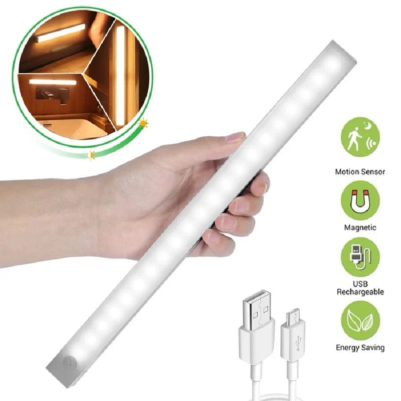 50Cm Luz LED Frio Ou Branco Quente Sem Fio Sensor Carregamento USB 20Cm 30Cm De Inteligente Do Guarda Roupa