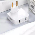 Adaptador de Tomada Com USB 110v/220v Dobrável Articulado Benjamin Tomada Extensão Elétrica