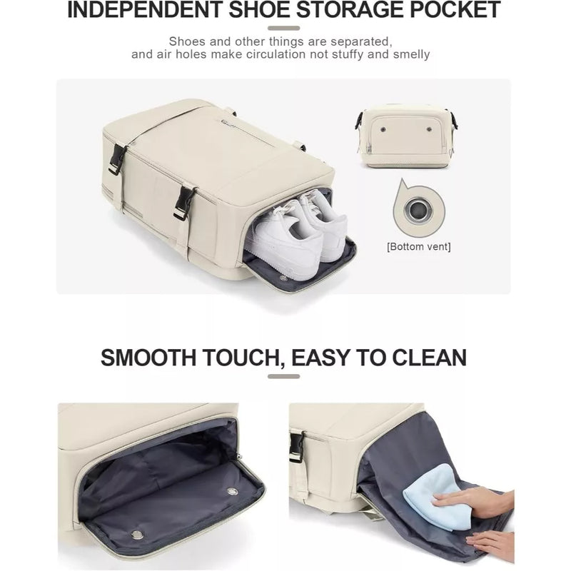 Mochila Para laptop De Grande Capacidade Viagem Em Estilo Executivo , Adequada Homens E Mulheres