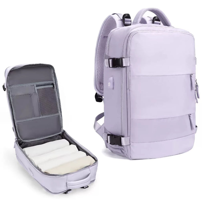 Mochila Para laptop De Grande Capacidade Viagem Em Estilo Executivo , Adequada Homens E Mulheres