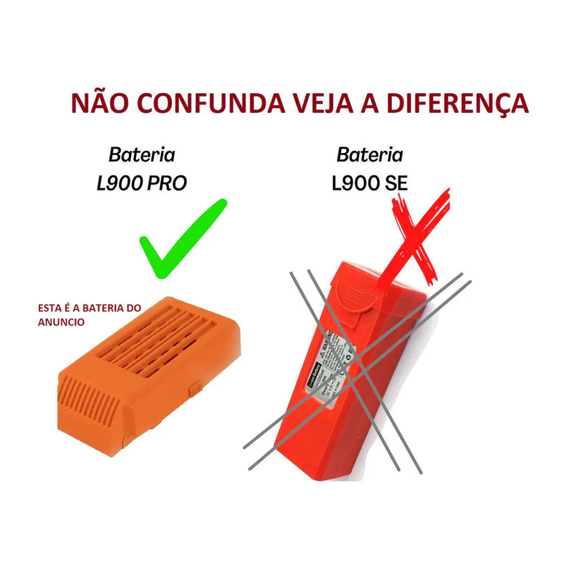 Bateria para drone L900 pro original Mais potência no voo